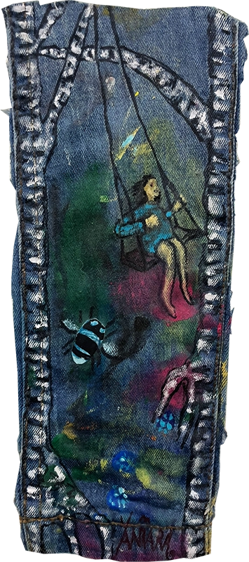 bildkonst med  återbruk tavla nr 23