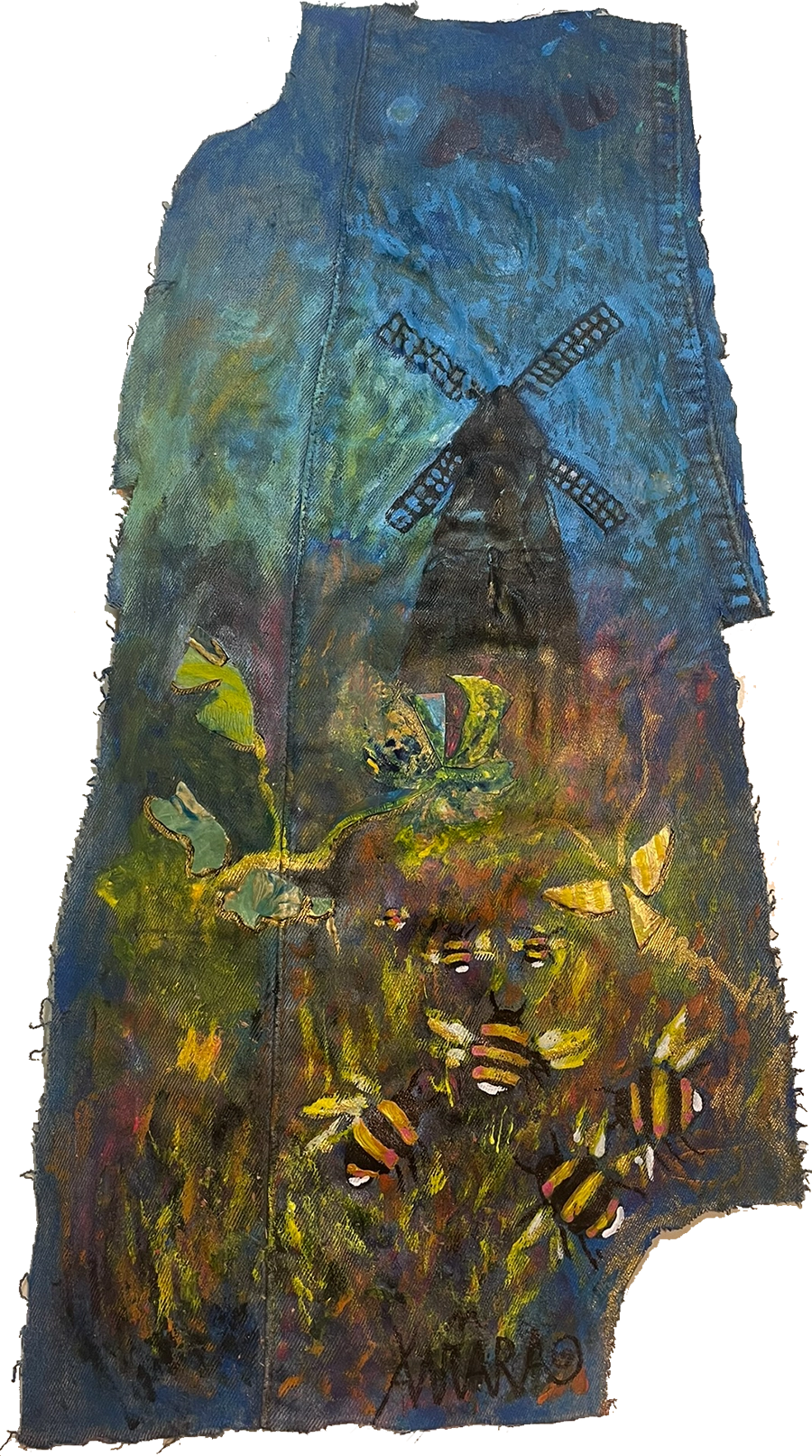 bildkonst med  återbruk tavla nr 27