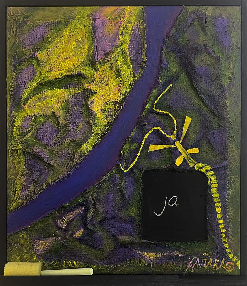 bildkonst med  återbruk tavla nr 28