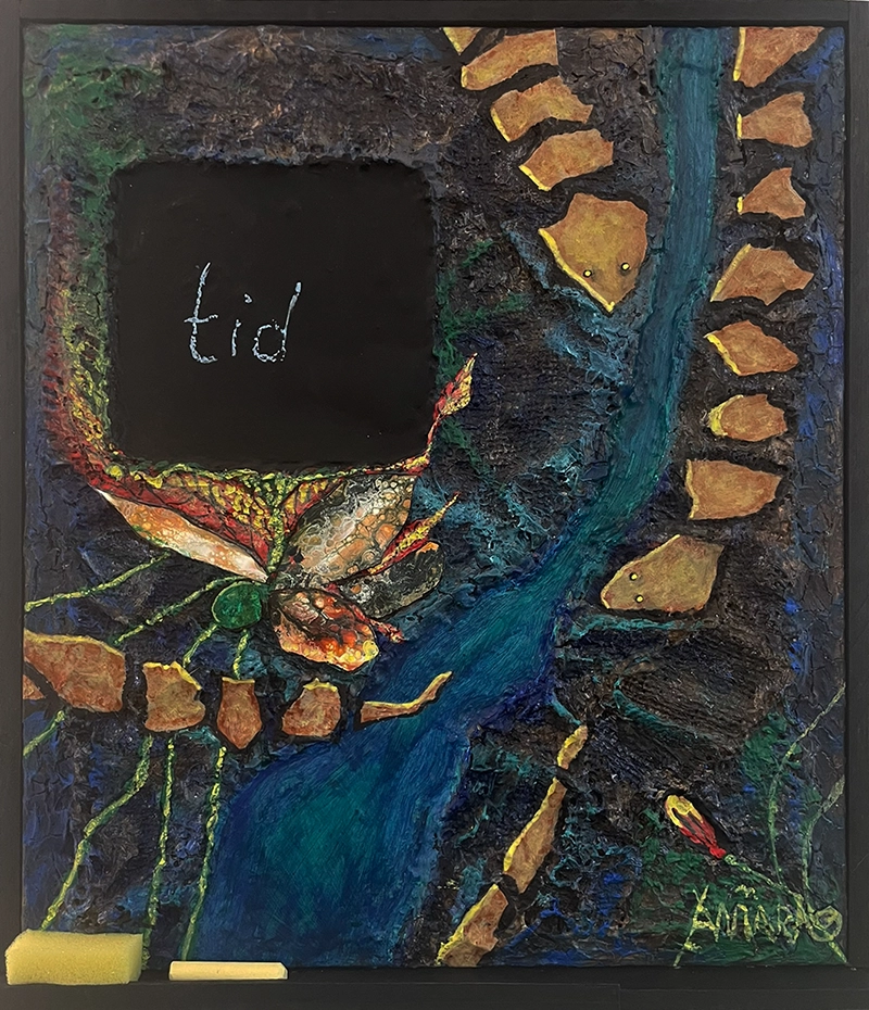 bildkonst med  återbruk tavla nr 29