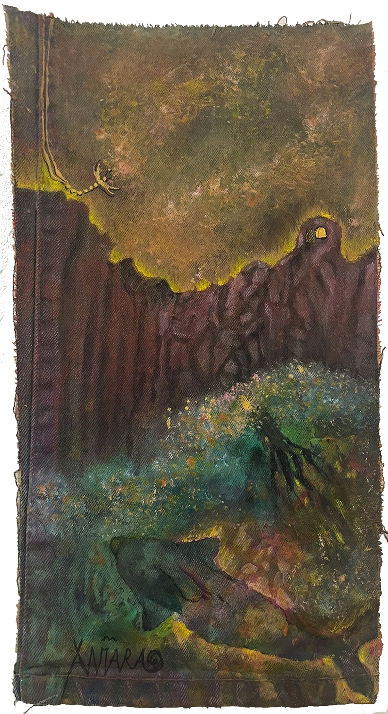 bildkonst med  återbruk tavla nr 33