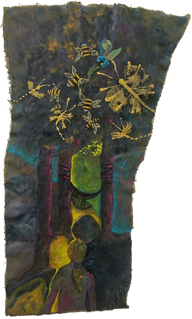 bildkonst med  återbruk tavla nr 35