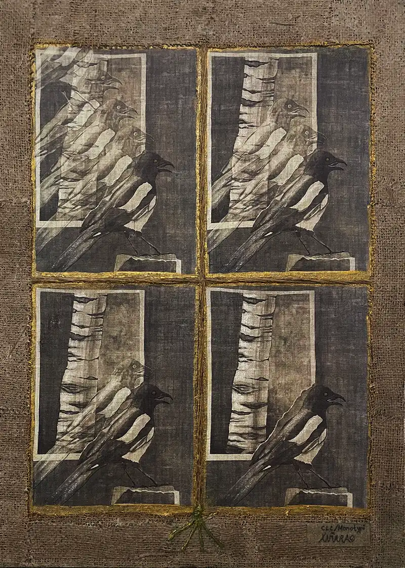 Fönster när livet händer clc monotypi