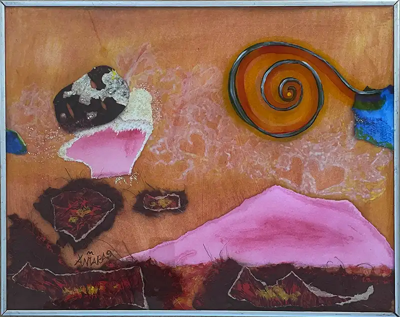 Plan B 90-tal inkl. glas och ram