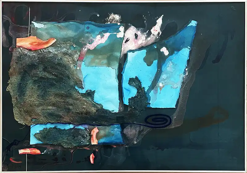 Plan B 90-tal inkl. glas och ram